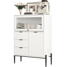 Anrichte Moderner Küchenschrank Kommode Küche Sideboard mit Viel Stauraum