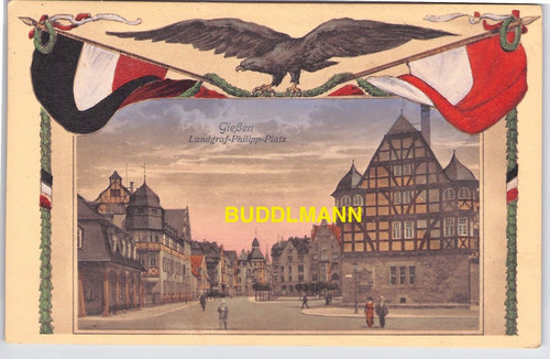 Patriotische gießen - patriotische, ak