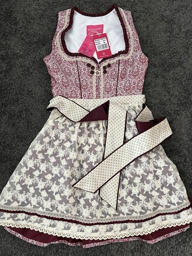 Neu krüger dirndl bordeaux - neu,