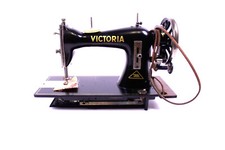 Einbau-Nähmaschine Victoria E Antik Handrad Mechanisch Schwarz historisch