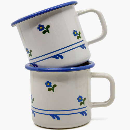 Emaille trinkbecher - x,