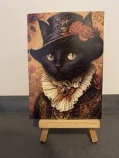 Postkarte Motivkarte, schwarze