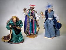 Original Heide Heiligen 3 Könige  ca. 20 cm Krippenfigur Holz