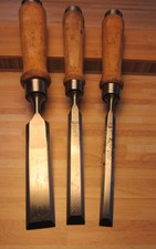 3 alte Stechbeitel von Ulmia