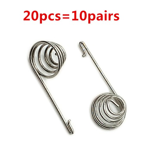 20pcs 10pairs silver - silver, battery
