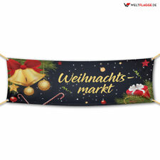 Weihnachtsmarkt Banner - Werbebanner Werbeplane verschiedene Größen PVC
