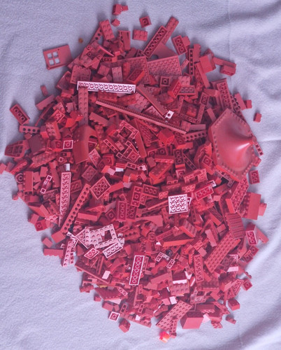 Lego konvolut rot - ca., kg
