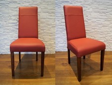 Rot Echtleder Stühle