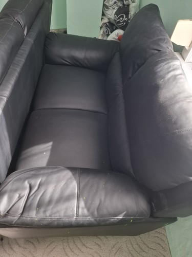 Ledersofa teilig 3 - teilig,