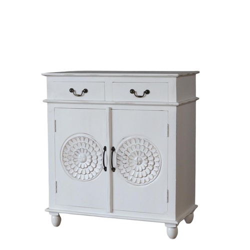 Kommode blato shabby weiß - shabby,
