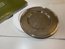 Christofle Paris Serie Perles Platzteller Plate Dm 33 cm um 1985 versilbert mehr