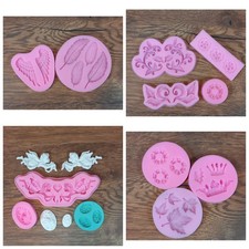 Silikongießformen Paket - Basteln Konvolut Gips Beton Raysin 11 STK Nr.2