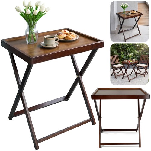 Klapptisch beistelltisch holz - klapptisch,