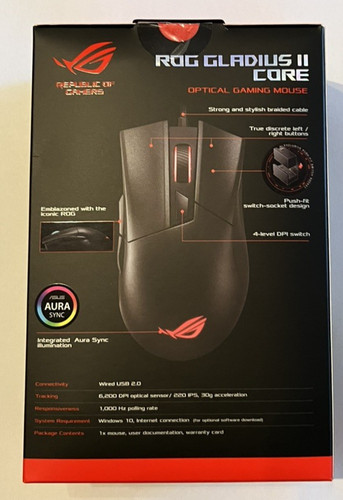 Asus rog gladius - gladius, core
