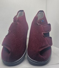 Hausschuhe Damen Verbandschuhe Rot Pimed! pitzi Klett hochgeschlossen Diabetiker