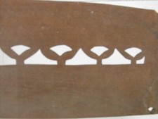 alte, seltene Malerschablone Musterschablone Wandschablone  Fries /19