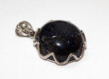 Massiver  Blaufluss Anhänger