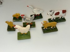 Antike Holztiere Bauernhof