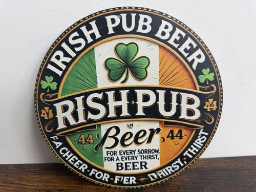 Irish pub beer werbeschild - pub,