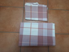 Bettwäsche in braun/weiß kariert von IKEA, Normalgröße, 80 x 80, 135x200 cm – be