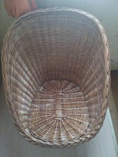 Geflochtener Holz Sessel