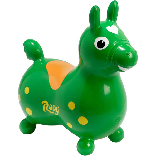 Hüpfpferd rody grün - hüpfpferd,