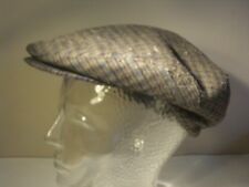 Schiebermütze Flatcap Chisnail grau blau kariert Gr. 55