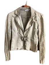 Beige Jacke mit