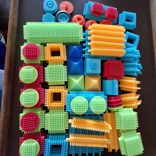 Noppenbausteine Bristle Blocks 85 Teile Steckbausteine