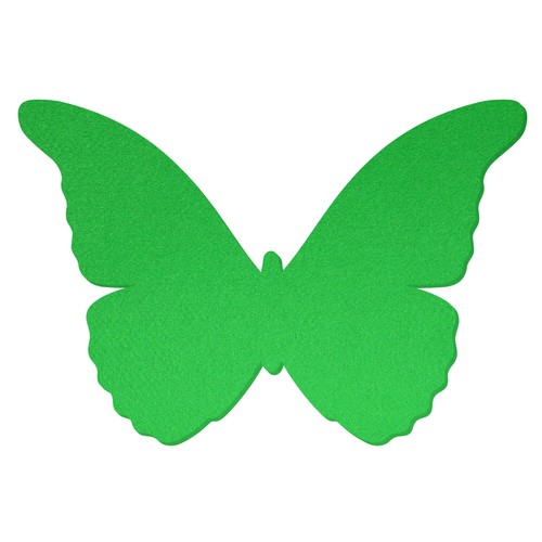 Hellgrüner filz schmetterling - hellgrüner,