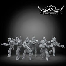 Star Wars Legion Scale - Sith Troopers From SWTOR - Miniatures Resin 3D Printed