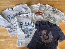5er Set von Belstaff und Woolrich Kinder T-Shirts / Sweatshirt Größe 4 und 6