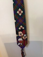 Disney Krawatte by Altas Design 100 % Seide MICKEY MOUSE/ Huffy/ Donald Duck Neu