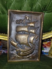 Wandbild bronze santa maria - wandbild,