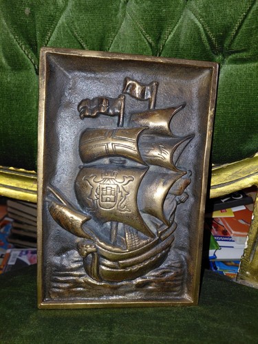 Wandbild bronze santa maria - bronze,