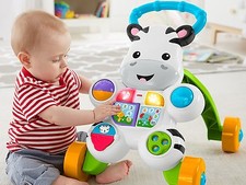 Ab 6 - 36  Monate Fisher Price Baby Zebra Lauflernwagen Laufwagen Lern Wagen 