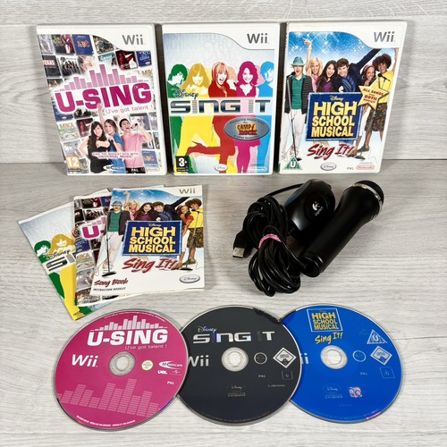 Nintendo wii singing - nintendo, bundle