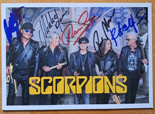 Scorpions orig autogramm - scorpions,