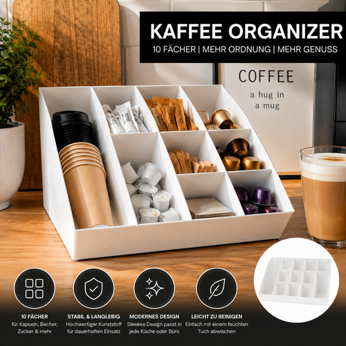 Navaris kaffee organizer - kaffee,