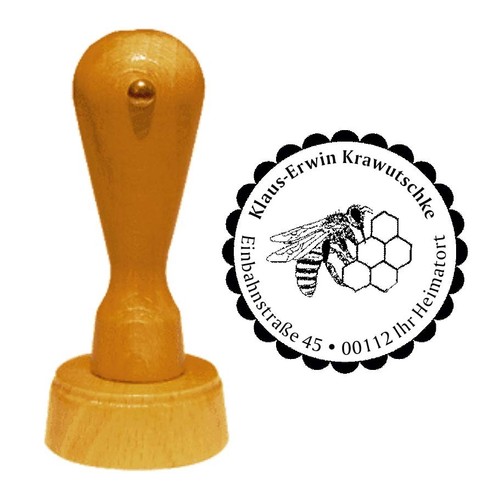 Stempel imker bienenhonig - ,