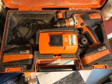 Fein 2x 5.0 Akku, 1x Ladegerät,  2x Schnellspann Bohrfutter und Transportbox