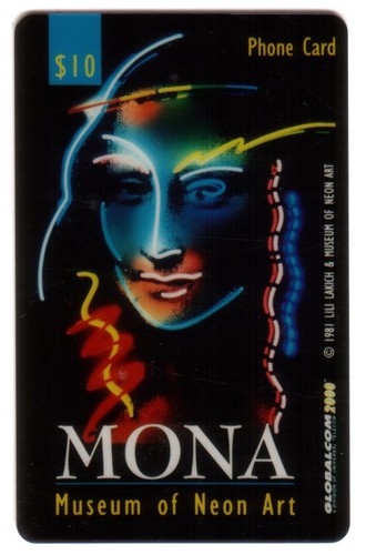 Mona - neon, kunst)