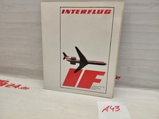 DDR INTERFLUG WERBEMAPPE PIN