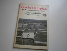 DR Deutsche Reichsbahn, DDR Taschenfahrplan, Direktion Erfurt, 1990/1991