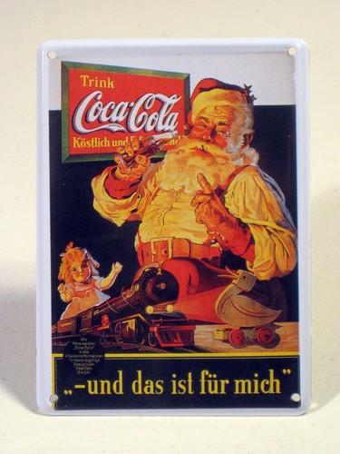 Coca cola schild blech - schild,