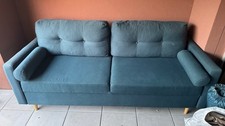 Idzczak Meble Blau Sofa Bed Modern Couch with Sleep Function *gebraucht*