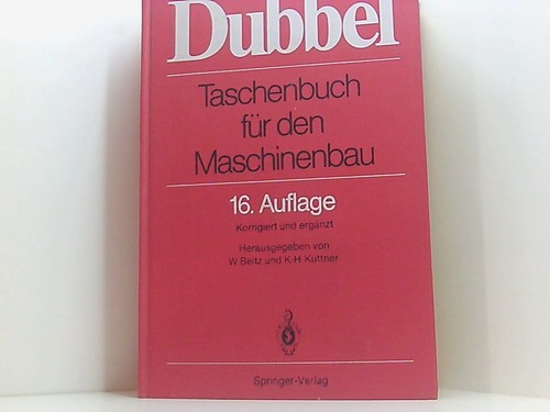 Dubbel taschenbuch für - dubbel:,