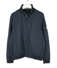 HENRI LLOYD Jacke Herren 2XL Voller Reißverschluss Blauer Logo Stehkragen Bomber
