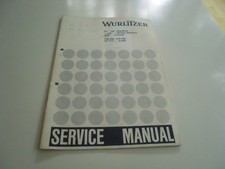Service Manual für Wurlitzer Musikboxen Fernwahl Wandbox FW100 - 200