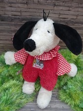 🐝  Sigikid Hund Vintage 27 cm Frottee Fuffu Fips Stofftier Kuscheltier Frottee